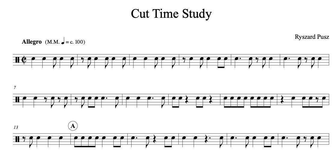 Cut Time Study